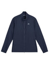 Men's Jay Golf Zip-Up Jacket Navy - J.LINDEBERG - BALAAN 1