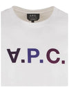 Men's VPC Logo Short Sleeve T-Shirt White - A.P.C. - BALAAN 5