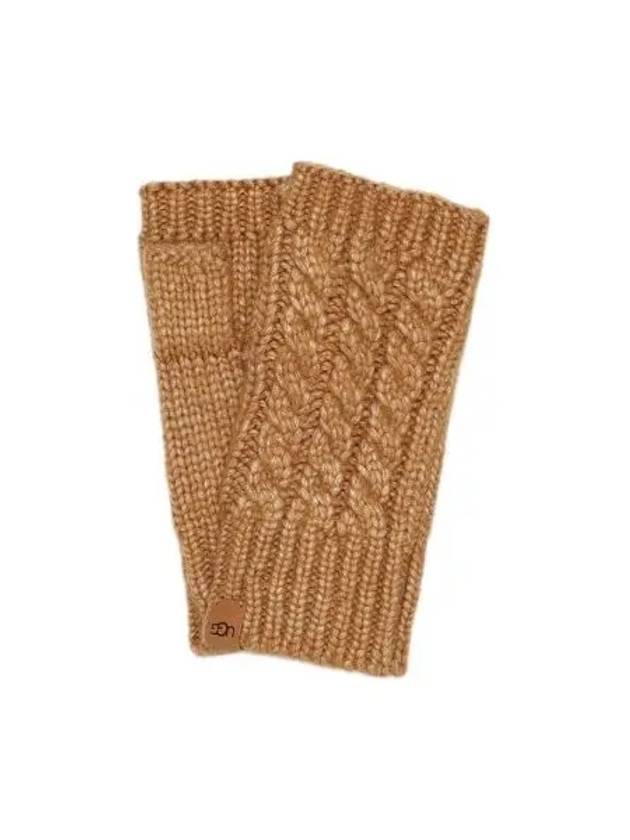 Cable Fingerless Gloves 100574 CHESTNUT - UGG - BALAAN 1