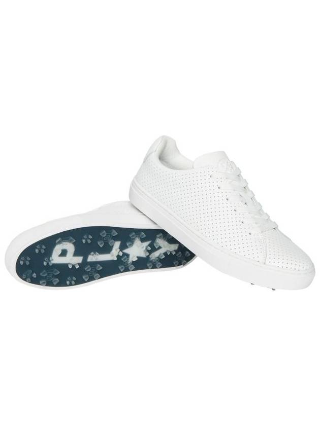 Women's Perforated Spike Shoes White - G/FORE - BALAAN 3