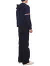 Armband Cashmere Zip-Up Hoodie Navy - THOM BROWNE - BALAAN 7