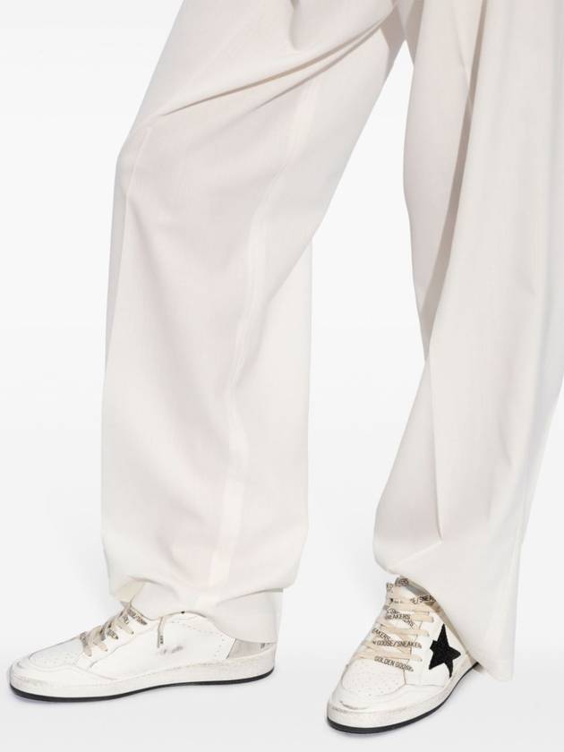 Ball Star Gold Tab Leather Low Top Sneakers White - GOLDEN GOOSE - BALAAN 4