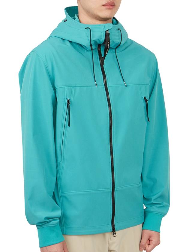 Shell R Goggle Hooded Jacket Blue - CP COMPANY - BALAAN 5