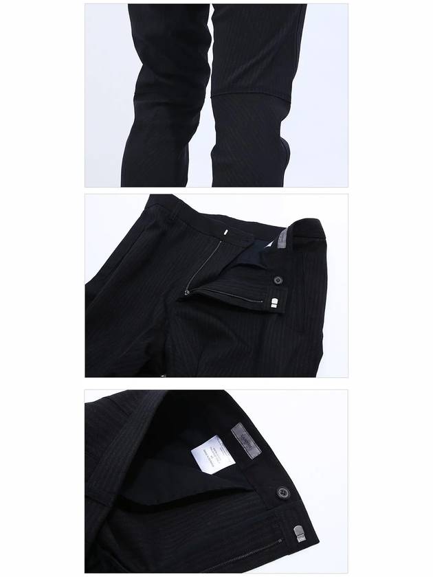 Cotton Straight Pants Black - LANVIN - BALAAN 6