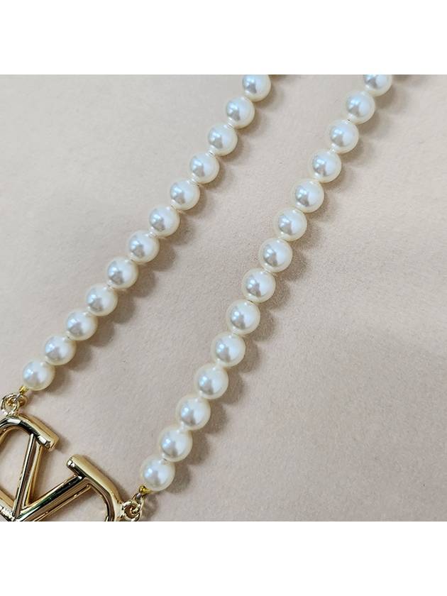 Garavani Pearls Necklace Gold - VALENTINO - BALAAN 9