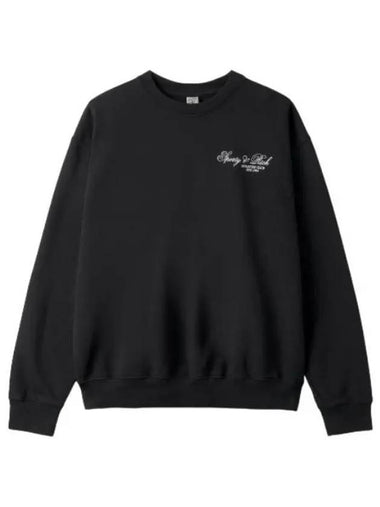 Villa sweatshirt black t shirt - SPORTY & RICH - BALAAN 1