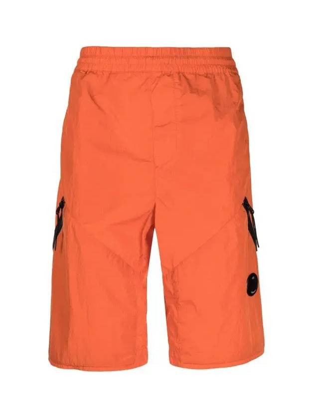 Chrome R Multi-Pocket Bermuda Shorts Orange - CP COMPANY - BALAAN 3