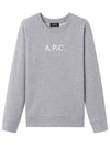 Stamp Logo Sweatshirt Grey - A.P.C. - BALAAN 3