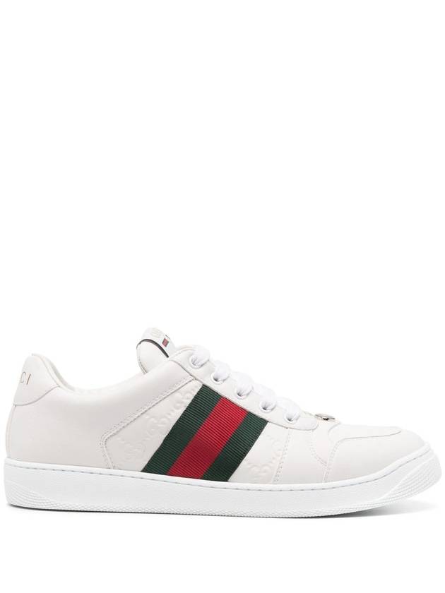 Screener Low Top Sneakers White - GUCCI - BALAAN 2