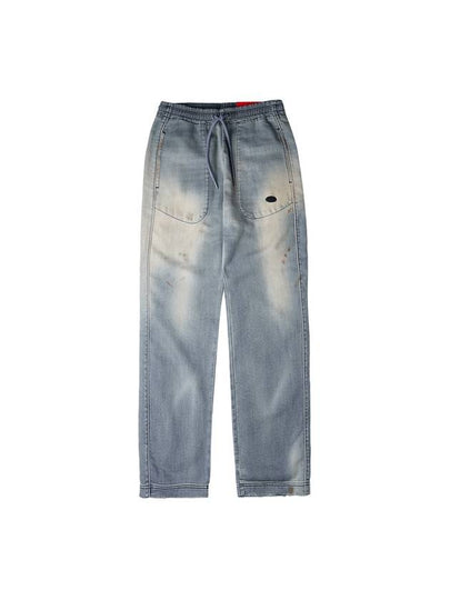 D Martians Track Jeans Light Blue - DIESEL - BALAAN 2