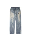 D Martians Track Jeans Light Blue - DIESEL - BALAAN 9