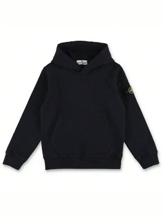 Kids 8 10 Wappen Hoodie Black - STONE ISLAND - BALAAN 1