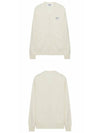 Play White Waffen V-neck Cardigan Ivory - COMME DES GARCONS - BALAAN 5