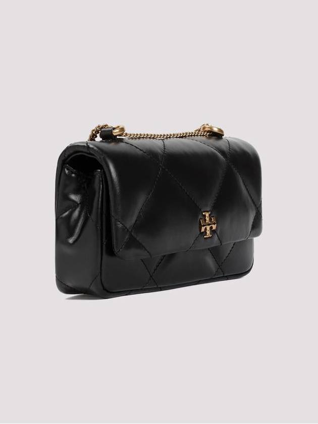 Kira Diamond Quilted Flap Cross Bag Black - TORY BURCH - BALAAN 4