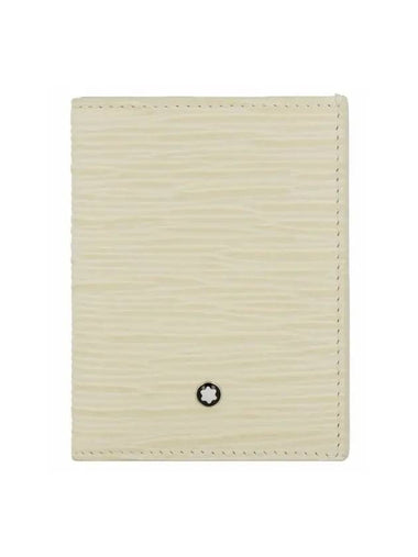 4810 4CC Mini Half Wallet Half Wallet Ivory - MONTBLANC - BALAAN 1