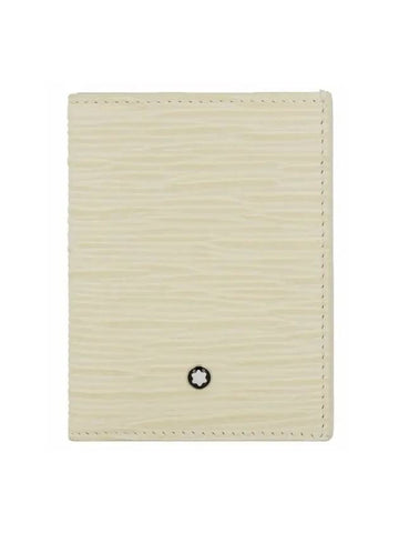 4810 4CC Mini Half Wallet Half Wallet Ivory - MONTBLANC - BALAAN 1