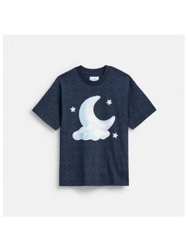 Signature Moon Relaxed T Shirt CY375 OGF - COACH - BALAAN 1