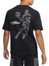 Jordan 23 Engineered Short Sleeve T-Shirt Black - NIKE - BALAAN 1