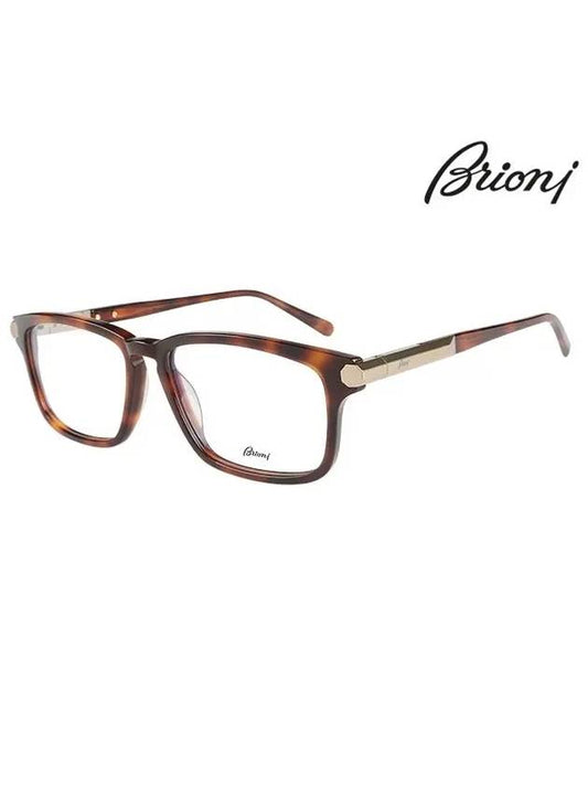 Glasses Frame BR0080O 002 Square Acetate Men Women Glasses - BRIONI - BALAAN 2