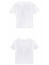 Logo Crew Neck Short Sleeve T-Shirt White - PRADA - BALAAN 5