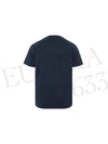 Logo Patch Short Sleeves T-Shirt Navy - STONE ISLAND - BALAAN 3