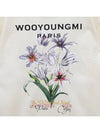 Flower Back Logo Short Sleeve T-Shirt Ivory - WOOYOUNGMI - BALAAN 5