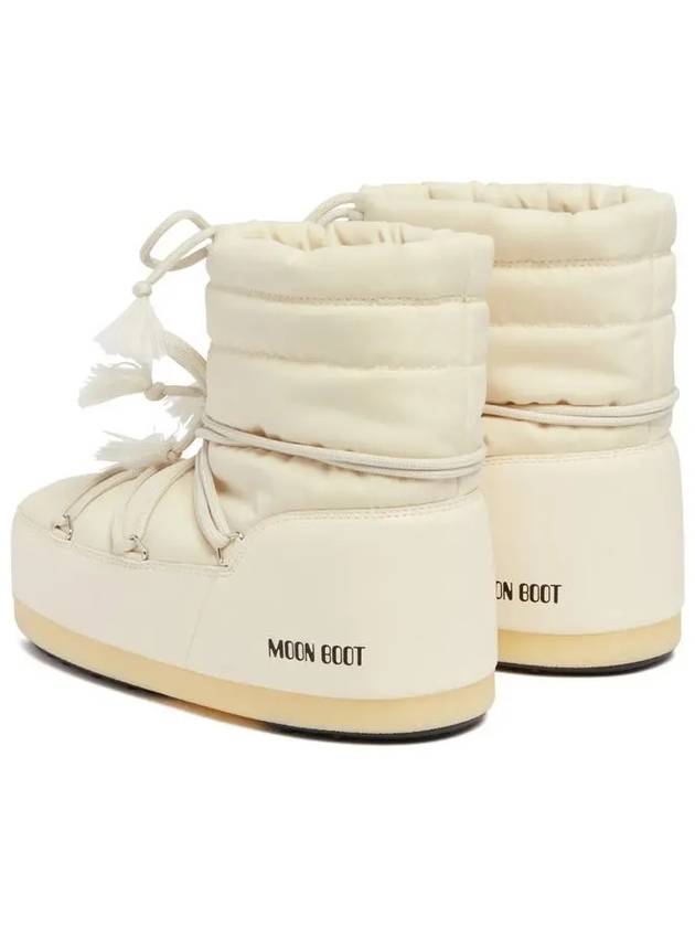 Icon Logo Print Winter Boots Cream - MOON BOOT - BALAAN 5