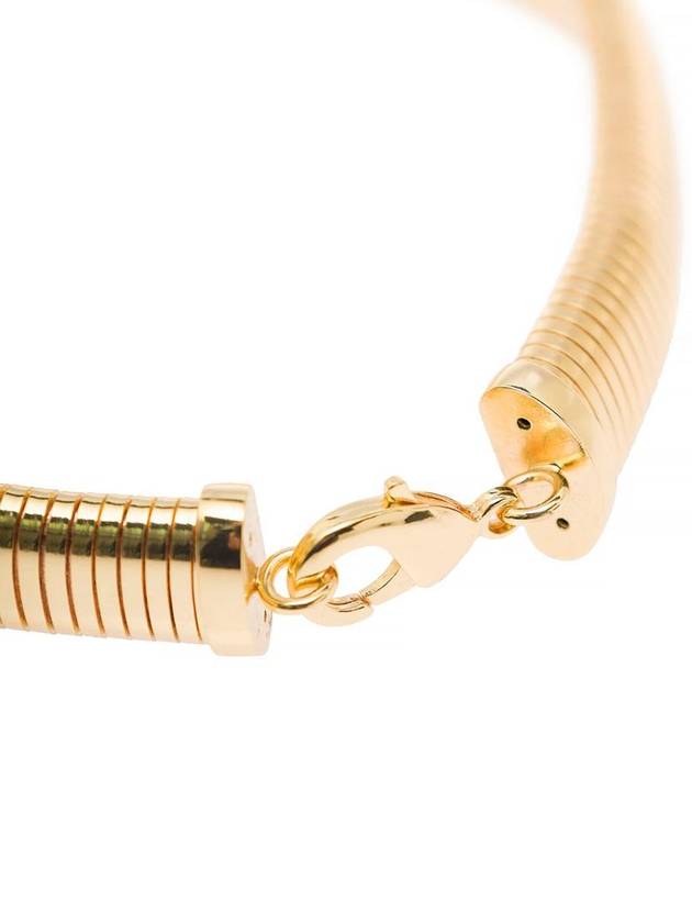 'Cleo' Necklace With Clasp Fastening In 18K Gold Plated Bronze Woman - FEDERICA TOSI - BALAAN 3