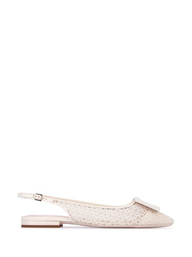 Gommettine Net Slingback Ballet Flats Beige - ROGER VIVIER - BALAAN 1