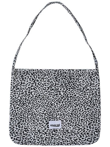 Leopard Eco Cross Bag Ivory Black - MACNI - BALAAN 1