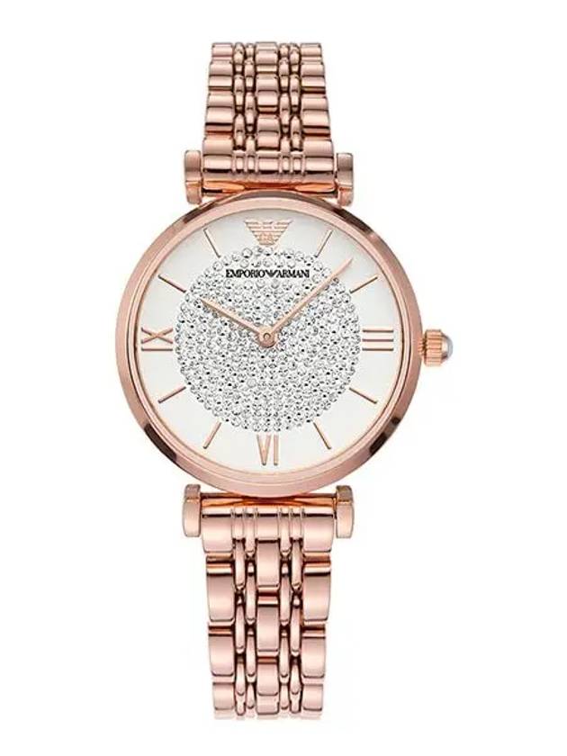 Women's Gianni Metal Watch Rose Gold - EMPORIO ARMANI - BALAAN 3