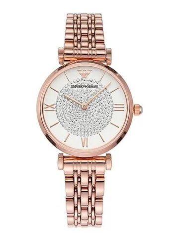 Women's Gianni Metal Watch Rose Gold - EMPORIO ARMANI - BALAAN 1