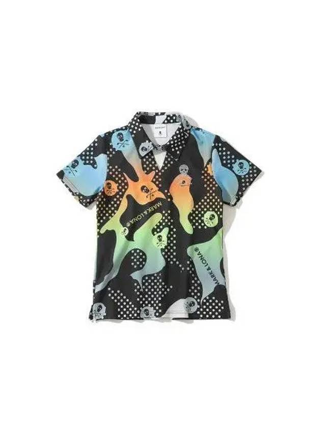 W GN RAINBOW CAMO PATTERN PRINT SS POLO LQ1IX03F - MARK & LONA - BALAAN 1