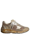 Mesh and Suede Dad-Star Sneakers White Dove Grey - GOLDEN GOOSE - BALAAN 2