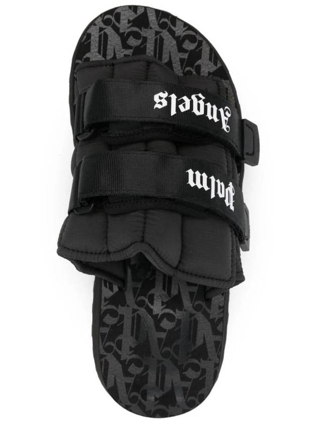 Palm Angels Moto-P  X Suicoke Slide Sandals - PALM ANGELS - BALAAN 4