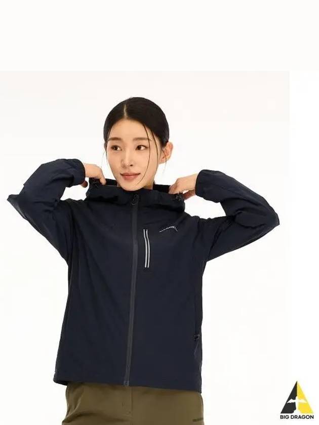 MERRELL WOMEN Trail Running Jacket NAVY - MERRYMOTIVE - BALAAN 1