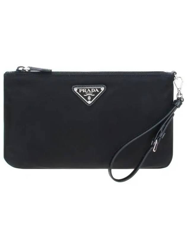 Pocono Nylon Strap Mini Pouch Bag Black - PRADA - BALAAN 1