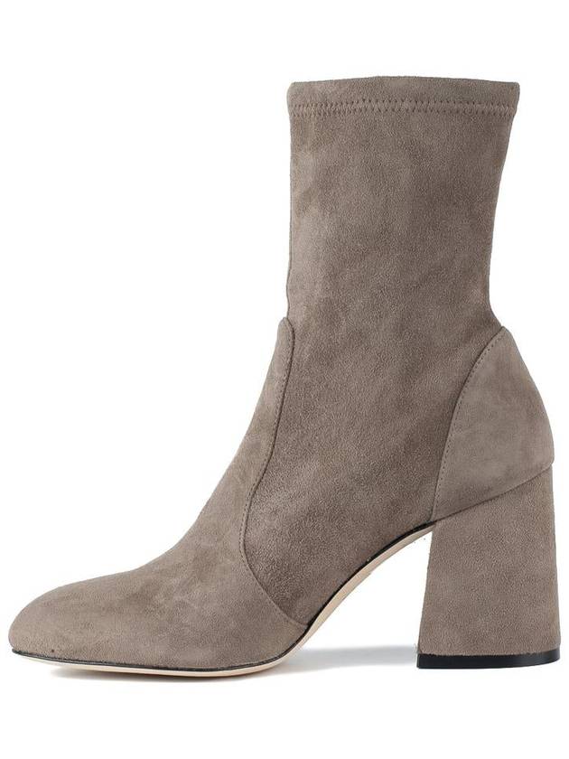 Stuart Weitzman Flareblock 85 Stretch Bootie Stone - STUART WEITZMAN - BALAAN 2