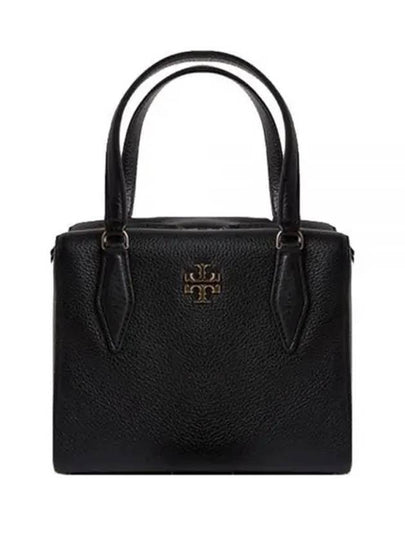 Kira Pebble Satchel Small Tote Bag Black - TORY BURCH - BALAAN 2