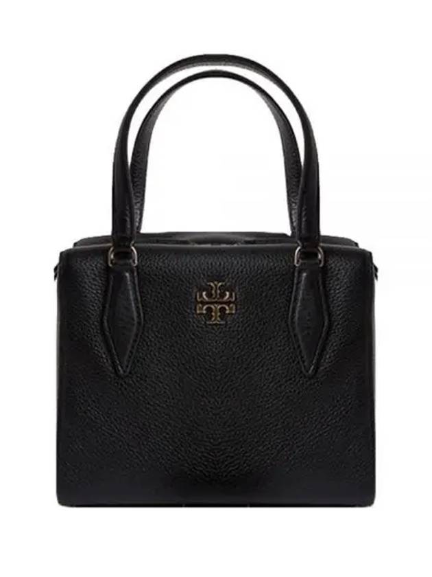 Kira Pebble Satchel Small Tote Bag Black - TORY BURCH - BALAAN 2