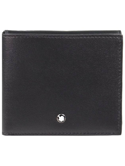 Soft Trio Thin 4cc Leather 3-Fold Wallet Black - MONTBLANC - BALAAN 2