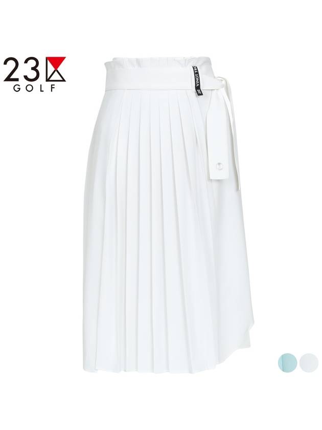 Golf Pleated Wrap Skirt EM2LPC034 - 23KU - BALAAN 1