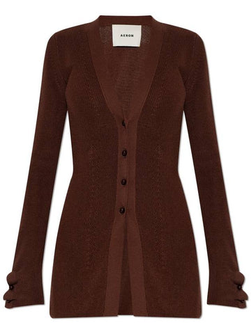 Aeron Cardigan Baxter, Women's, Brown - AERON - BALAAN 1