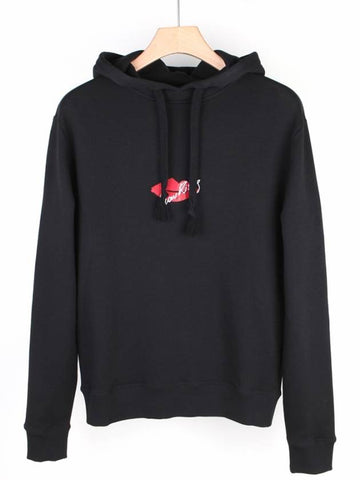 Red Lip Hood Black 482668 YB1IB 1004 - SAINT LAURENT - BALAAN 1