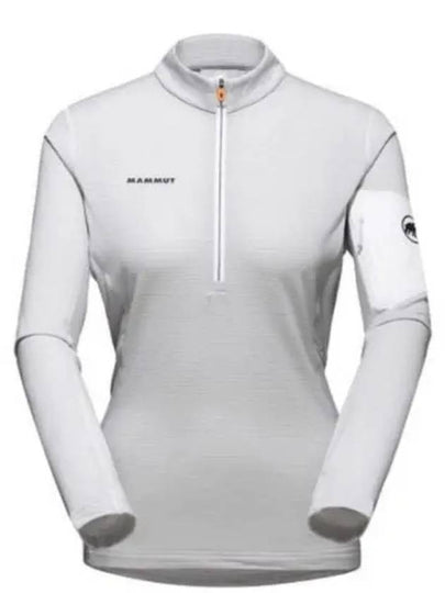 Women's Aenergy Light ML Half Zip Full Long Sleeve T-Shirt White - MAMMUT - BALAAN 2