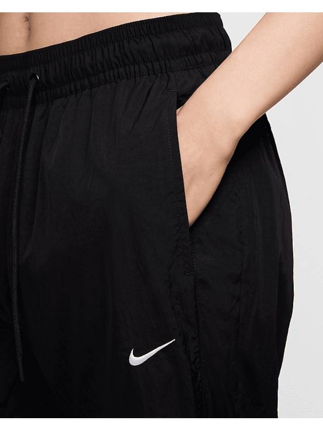 Sportswear Collection Mid-Rise Repel Zip Track Pants Black - NIKE - BALAAN 4