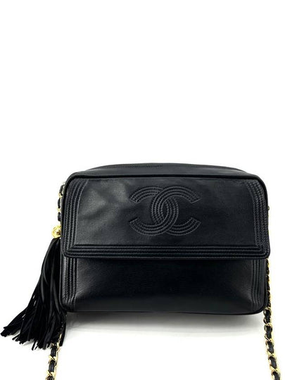 CC logo lambskin flap camera bag cross - CHANEL - BALAAN 2