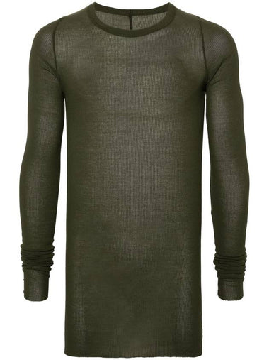 Rib fine-ribbed T-shirt - RICK OWENS - BALAAN 1