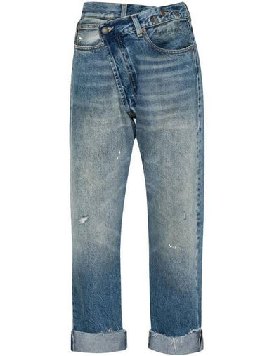 Crossover Denim Jeans Blue - R13 - BALAAN 1