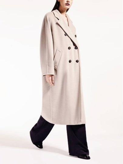 Madame Wool Double Coat Ivory - MAX MARA - BALAAN 2